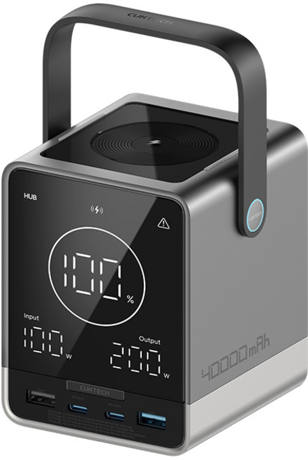 쿡테크 30 파워뱅크 대용량 40000mAh 300W 고속 충전 3in1 맥북 프로 140W MAX 노트북 보조배터리/ 삼성 45W 보조배터리/캠핑용, P01