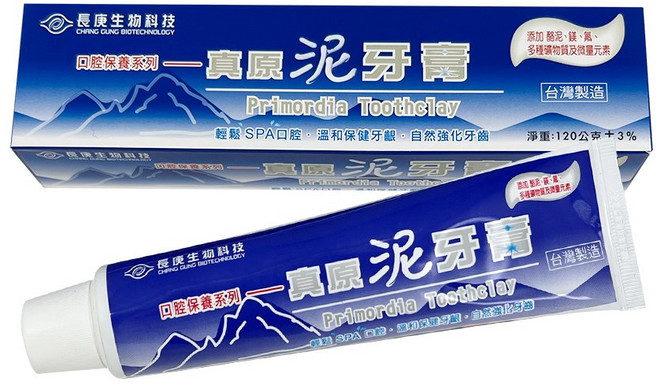 長庚生技 真原泥牙膏, 1個, 1個裝