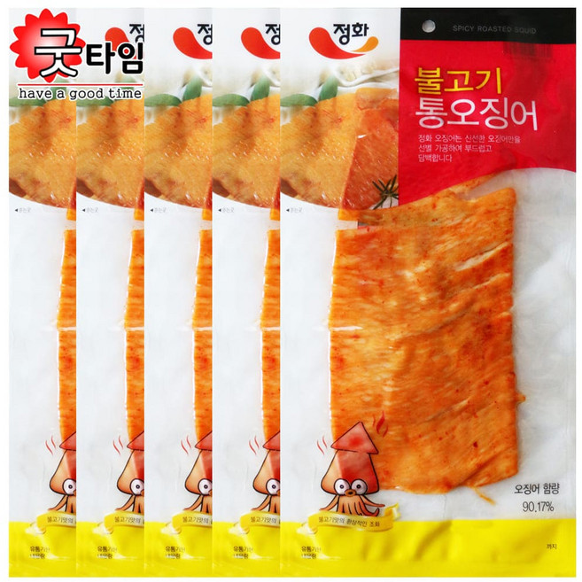 불고기 통오징어 55g, 5개