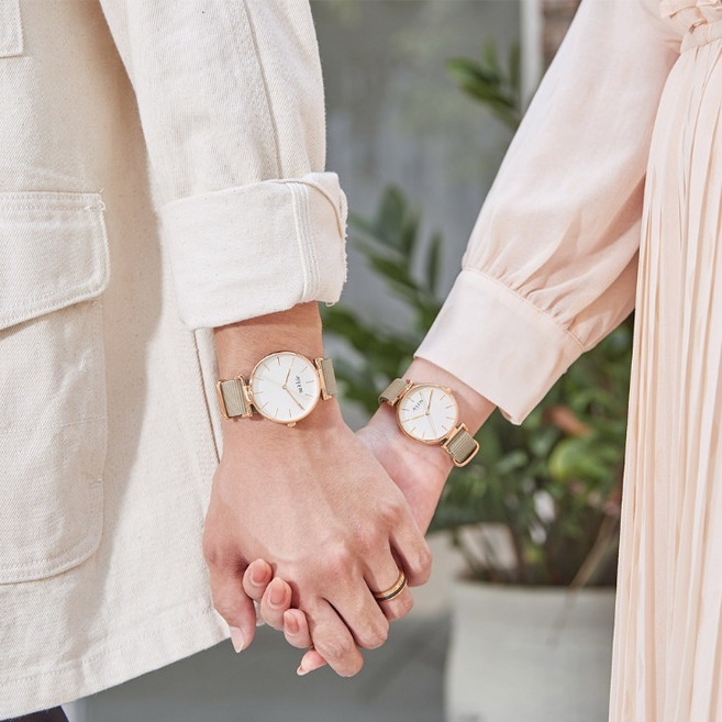 쥴리어스 골드써클 매쉬 베이직 남성 손목시계 4종