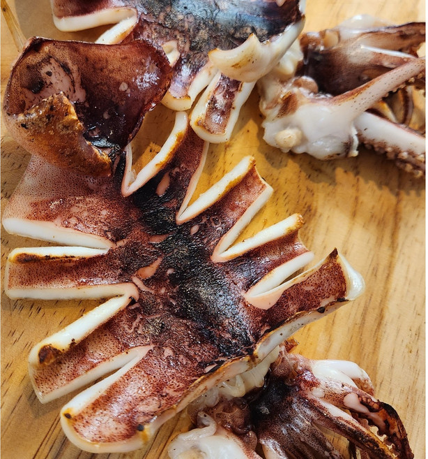 구룡포 반건조 오징어 피데기 5미 550g 원양산 (냉동) 쫄깃한 술안주/반찬용 건오징어, 1개, 350g (5미)