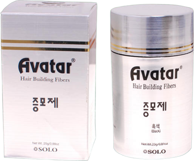 아바타 흑채 증모제 탈모커버 헤어 새치 여성흑채, 1개