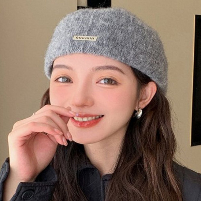 여성 모직 베레모 겨울 따뜻한 화가모자 빵모자 7색_ 202764923EA