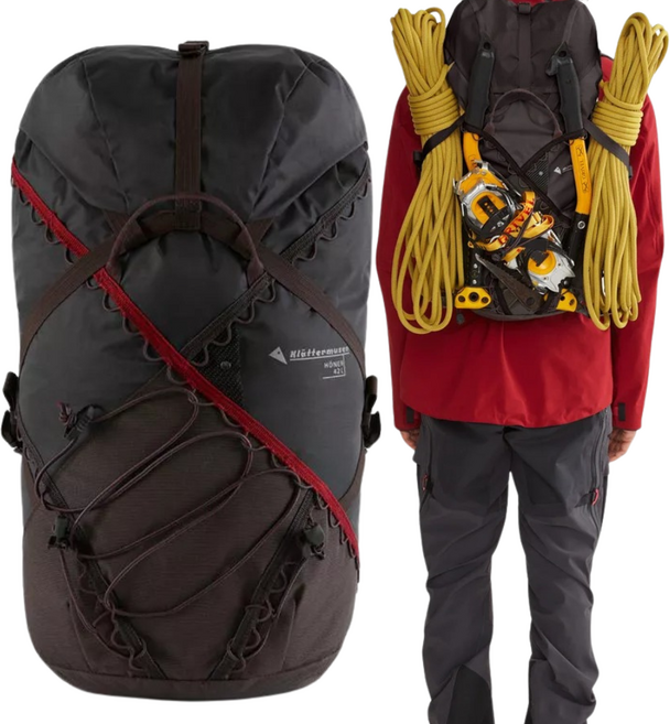 클라터뮤젠 백팩 호네르 32L 등산 트레킹 데이팩 알파인 남녀공용 KBB-KM 블랙, 레이븐 블랙