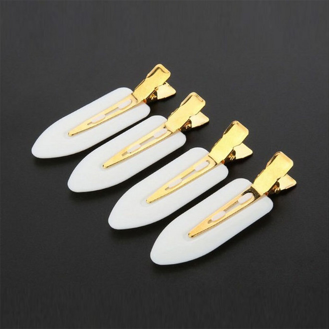 4p/8p 럭셔리 화장 클립 헤어 고정핀 앞머리 잔머리 집게 똑딱핀