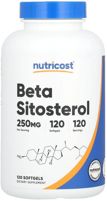 Nutricost 베타 시토스테롤 250mg 소프트젤 120정, Nutricost베타시토스테롤250mg소프트젤120정 - 쿠팡
