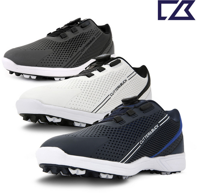 [완판/추가리오더입고] 커터앤벅 남성 다이얼 고무성형 골프화 - CBM3AGS387