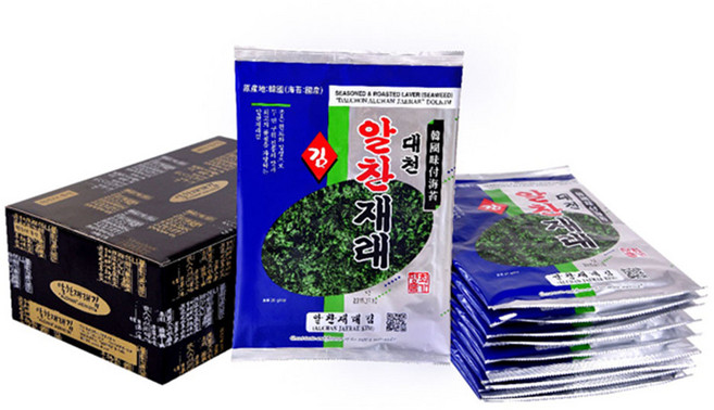 알찬재래김 재래전장 선물세트 1호 (5매 8봉), 1개