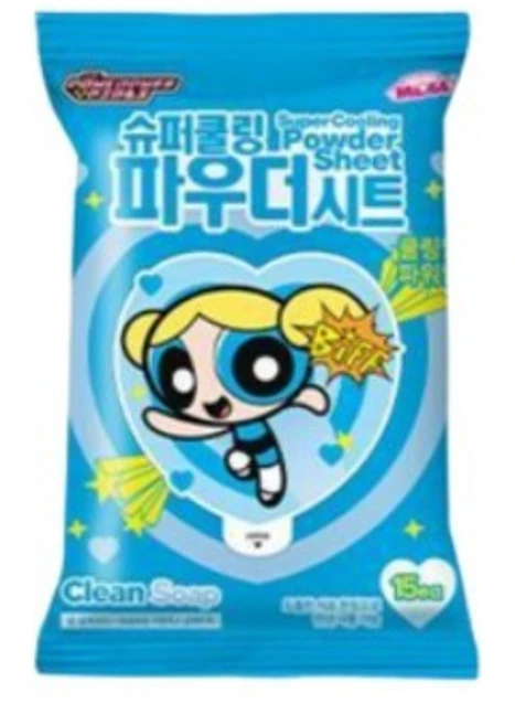 MS44 슈퍼 쿨링 파우더 시트 클린솝 15매, 87g, 1개 - 쿠팡