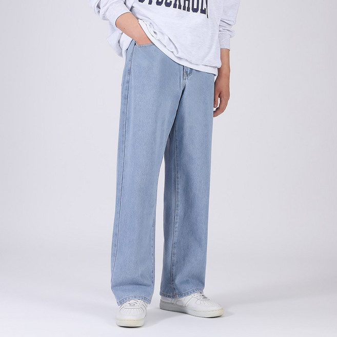 후앙스 와이드 이지 스탠다드 데님 팬츠 NJCP-8650