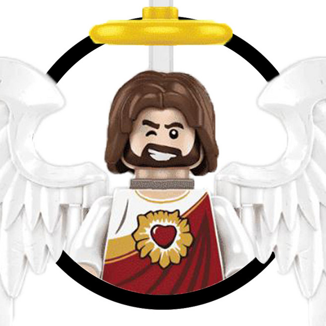 그리스/로마신화 캐릭터 호환블럭 브릭미니피규어 9종 취미/수집/장식/컬렉션용 커스텀 블록피겨, 01. 예수 I, 1개