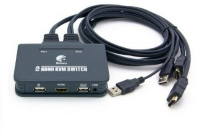 COMS 2:1 HDMI KVM 스위치 (BT268) 스위칭허브/서버-KVM, 선택없음, 1개