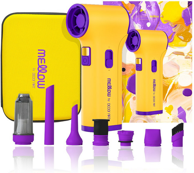 데코아르 윈드맥스 에어건 140 000RPM 옐로우, 1세트