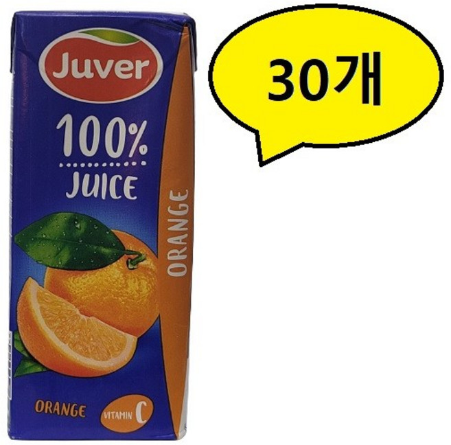 후버 오렌지주스, 200ml, 30개