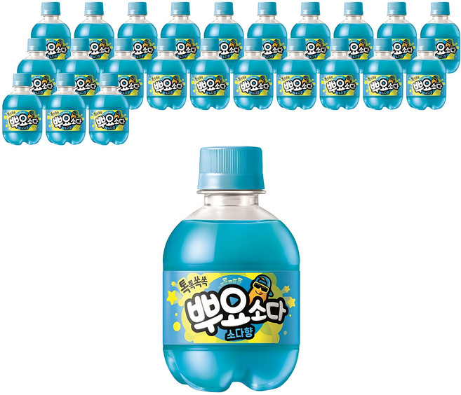 뿌요소다 소다향, 245ml, 24개