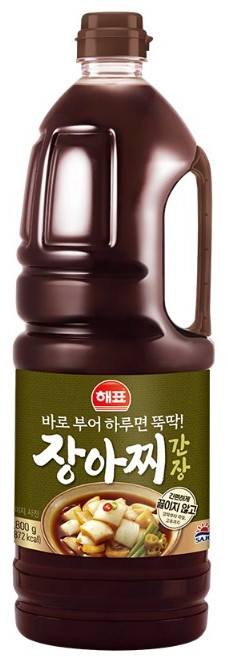해표 장아찌간장소스, 3개, 1.8kg