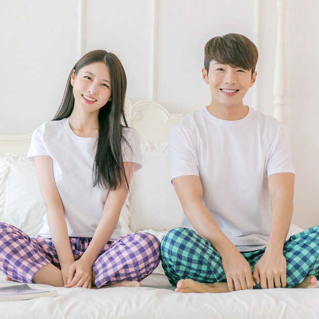 핑코코 902 CP체크 9부 파자마