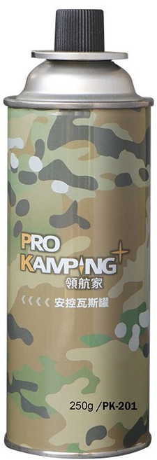PRO KAMPING+ 領航家 安控瓦斯罐 250g, 750g, 1套