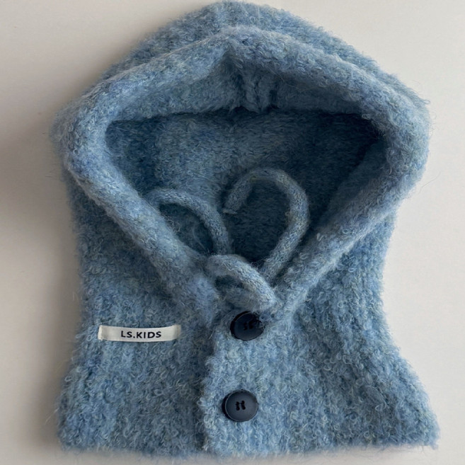 투윤 보들보들 유아용 바라클라바 털모자