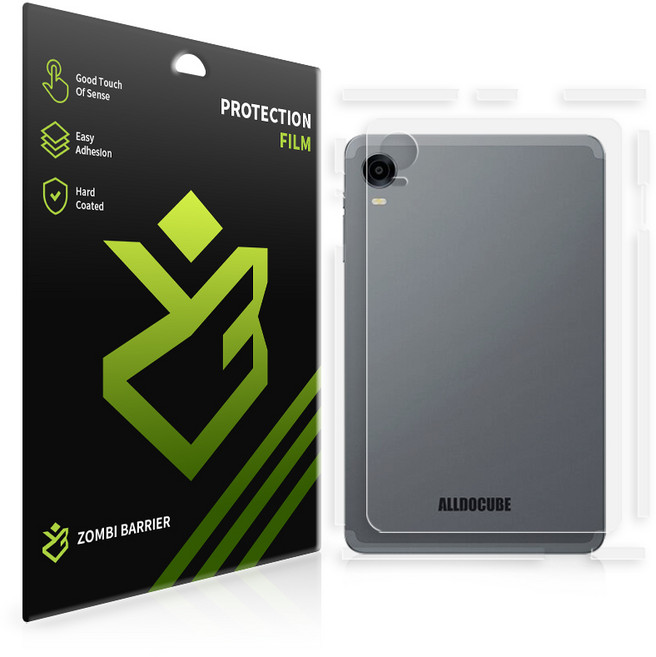 올도큐브 iPlay70 mini Turbo 후면 측면 외부보호필름, 후면 보호필름 2매