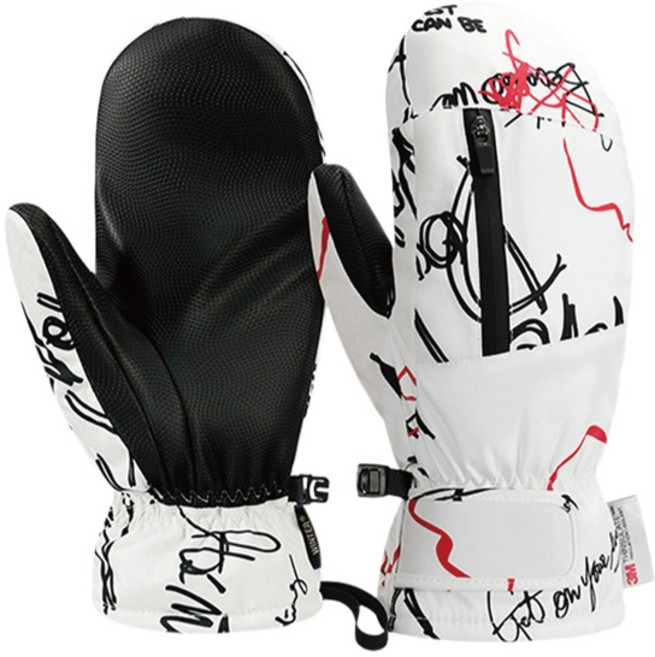 滑雪手套 分指手套(mina百貨)