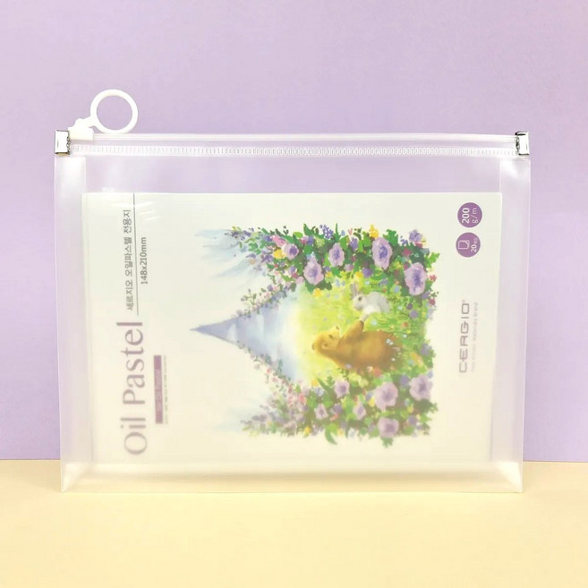 세르지오 오일파스텔 전용지 A5 보관 세트