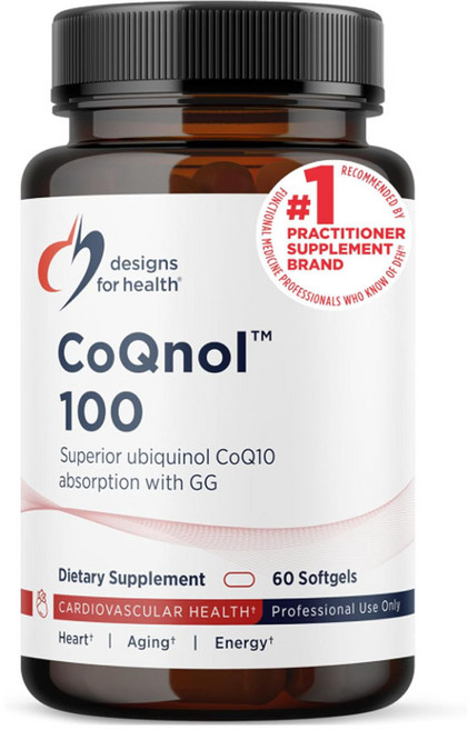 Designs for Health 디자인포헬스 CoQnol 100mg, 1개, 60정