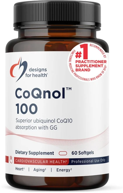 Designs for Health 디자인포헬스 CoQnol 100mg, 1개, 60정 - 쿠팡
