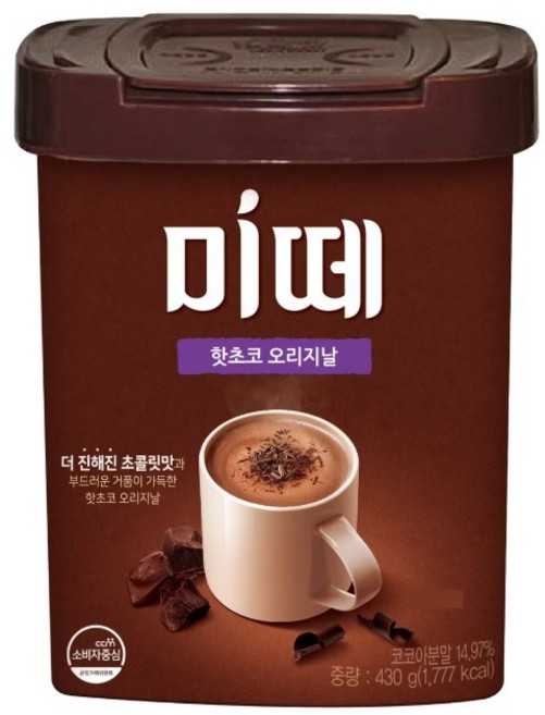 미떼 핫초코 오리지날 분말, 425g, 1개입, 1개