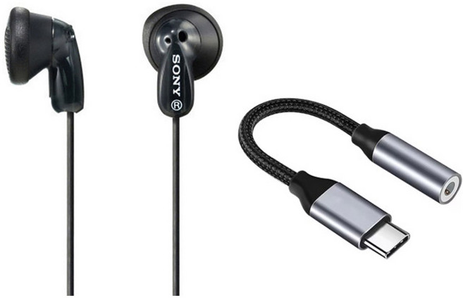 소니 MDR-E9LP / 스테레오 색상 이어폰, 블랙