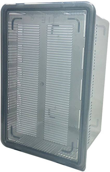 JIF 적재형 케이지 대 사이즈 버전 2, 몸통+뚜껑세트, 1개, 블랙투명