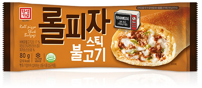 한성 롤피자스틱 불고기 80g, 15개