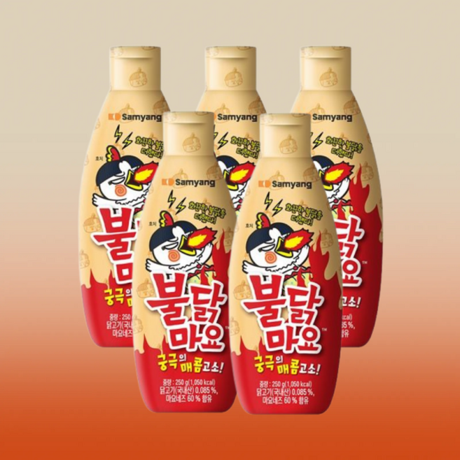 삼양 불닭마요 소스 빠른 배송 도전, 5개, 250g