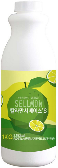 쉘몬 과일 에이드 농축액 액상타입 베이스 모음 1kg, 1개