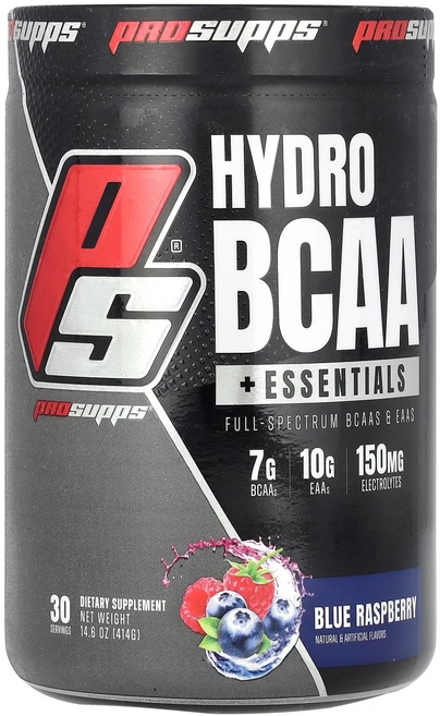 ProSupps Hyrdo BCAA 플러스 에센셜스 블루 라즈베리 414g(14.6oz), 1개, 414g, 413g - 쿠팡