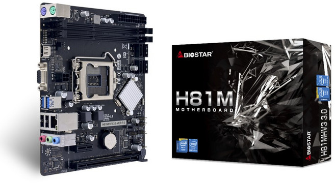 BIOSTAR H81MHV3 3.0 MATX主機板