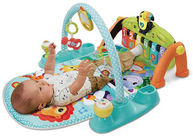 Vtech 寶寶音樂健身毯 5合1多功能 80+歌曲音效 0個月以上適用, 詳見圖檔#79503, 1盒