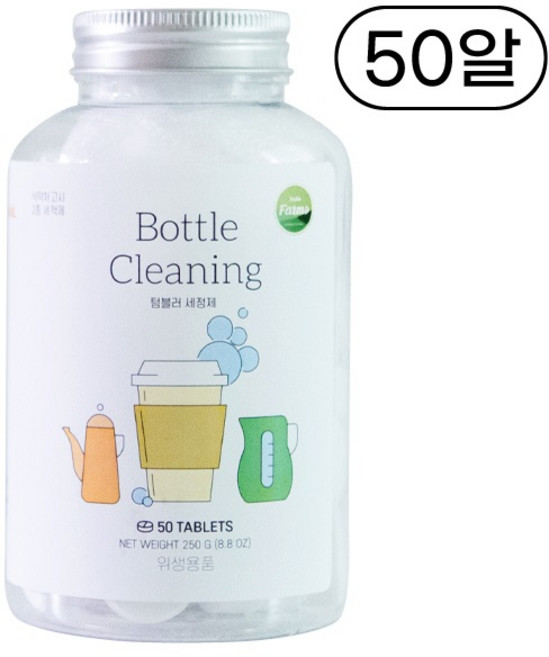 노블팜스 텀블러 발포 세척제 한알에 5그램, 250g, 1개