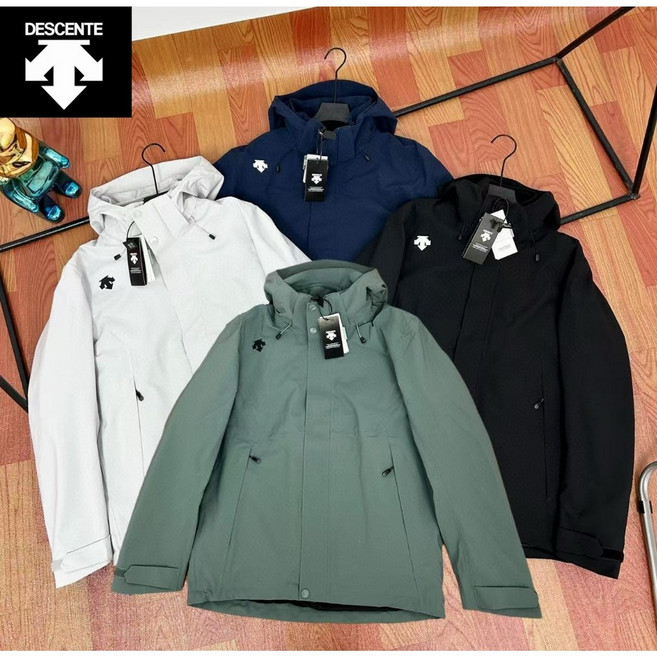 데상트 바람막이 내피 플리스 탈부착