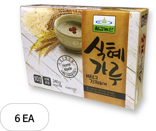 칠갑농산 식혜가루, 240g, 6개