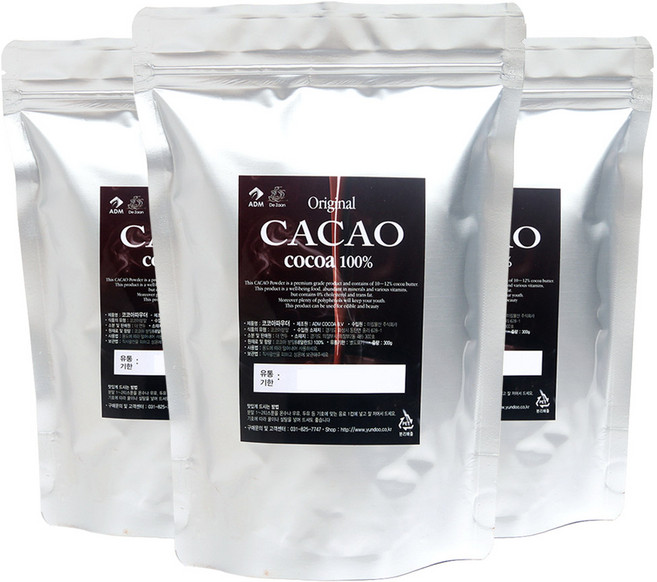 더연두 코코아파우더 카카오 100% 300g, 1개입, 3개