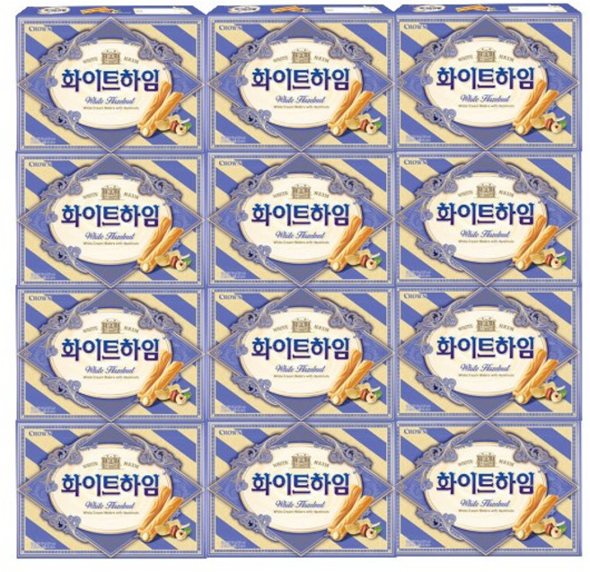 쵸코하임 크라운 화이트하임, 284g, 12개