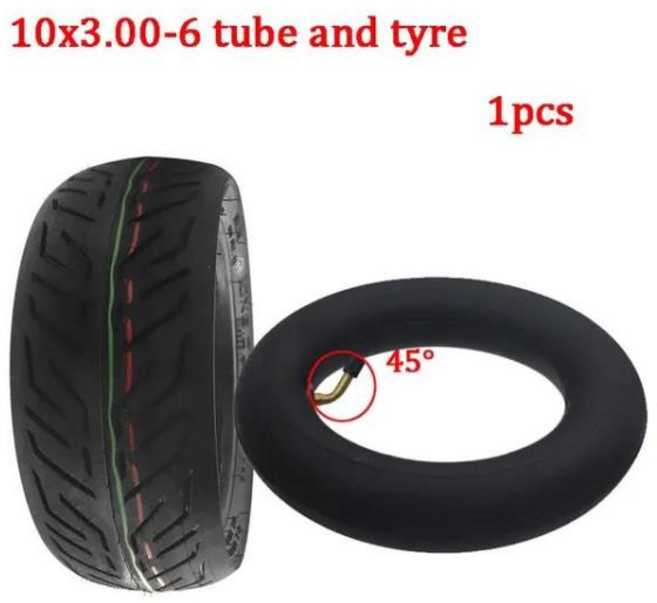 CST 튜브리스 타이어 Dualtron VICTOR 럭셔리 이글 스피드웨이 4 5 Zero 10X Kugoo M4 전기 스쿠터용 10x3., 색상: 9. a set 45D