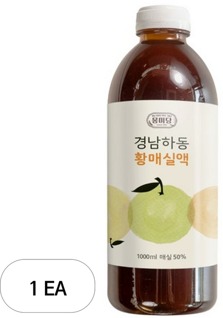 몽미당 경남하동 황매실액, 1L, 1개