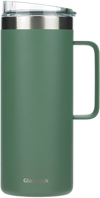 글라스락 플레인 이지 그립 텀블러, 세이지그린, 900ml, 1개