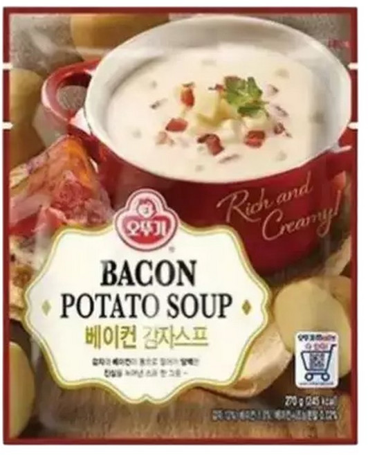 오뚜기 프레스코 베이컨감자스프 180g x 7개, 270g
