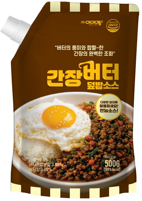아이엠소스 간장버터덮밥소스 비빔밥, 1개, 500g