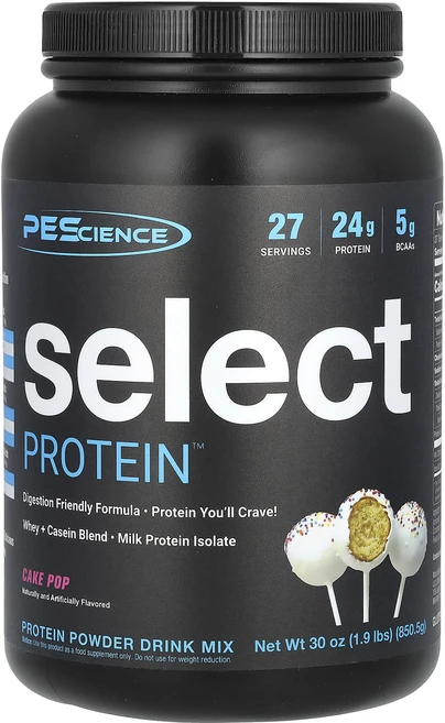 PEScience Select 프로틴 어메이징 케이크 팝 850.5g(1.9lbs), 1개, 850g, 850g - 쿠팡