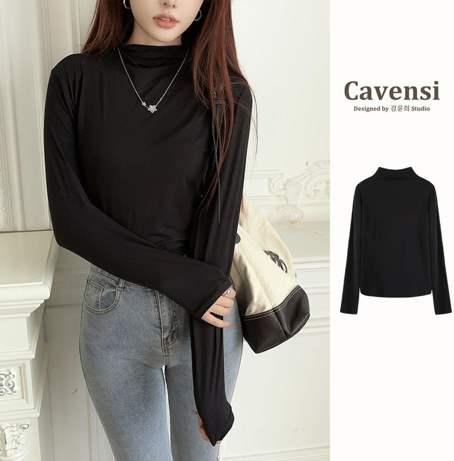 Cavensi 半高領 長袖打底衫