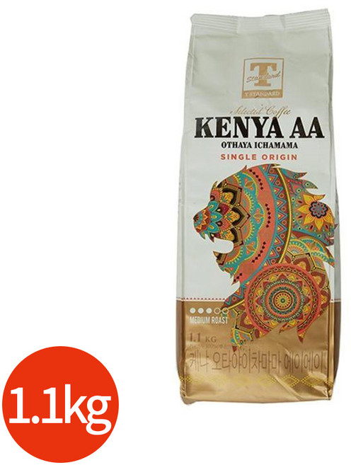 케냐 오타야 이차마마AA 원두커피 1.1kg, 단품, 1개